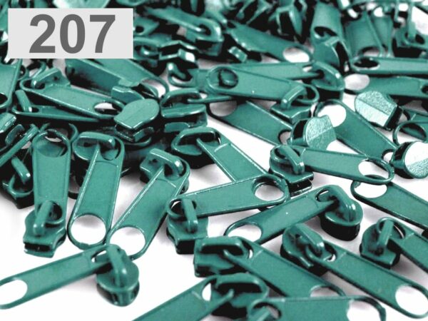 10 x Zipper - für Endlosreißverschluss - 3mm - verschiedenen Farben – Bild 6