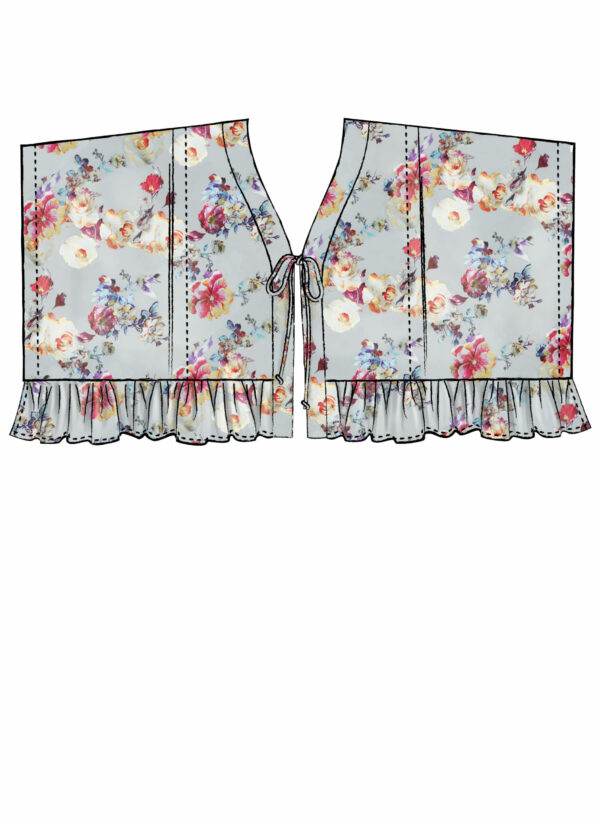 McCall's Schnittmuster M8000 - Weste - Oversize - vorn gebunden – Bild 6