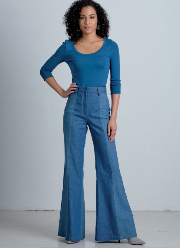 McCall's Schnittmuster M8007 - Hose - Schlaghose - weit ausgestelltes Bein – Bild 2