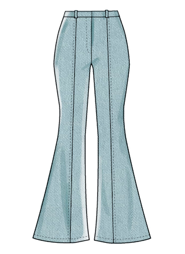 McCall's Schnittmuster M8007 - Hose - Schlaghose - weit ausgestelltes Bein – Bild 5