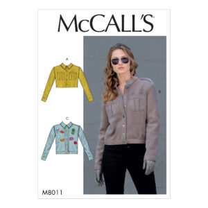 McCall's Schnittmuster M8011 - Jacke - kurze Jacke - Jeansjacke
