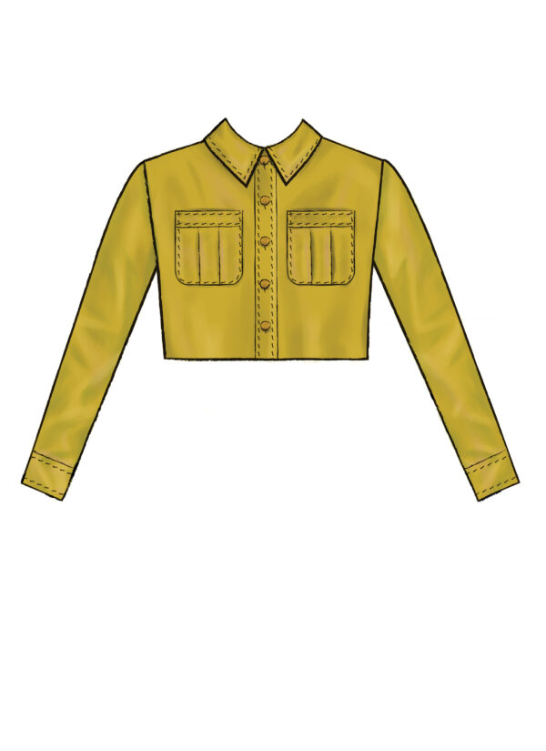 McCall's Schnittmuster M8011 - Jacke - kurze Jacke - Jeansjacke – Bild 5