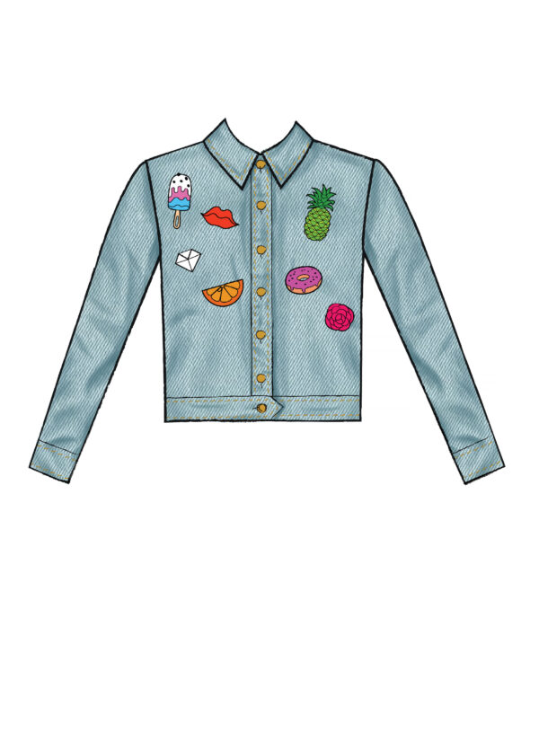 McCall's Schnittmuster M8011 - Jacke - kurze Jacke - Jeansjacke – Bild 6