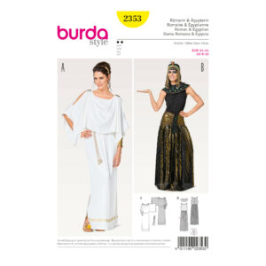 Burda Style Schnittmuster Nr. 2353 - Fasching - Römerin und Ägypterin