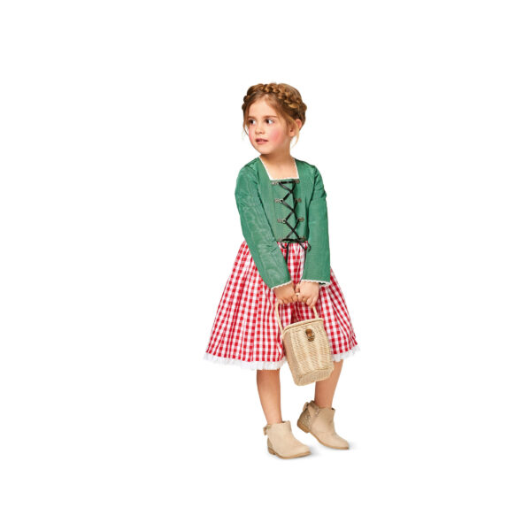 Burda Kids Schnittmuster Nr. 2356 - Fasching - Rotkäppchen und Prinzessin – Bild 2