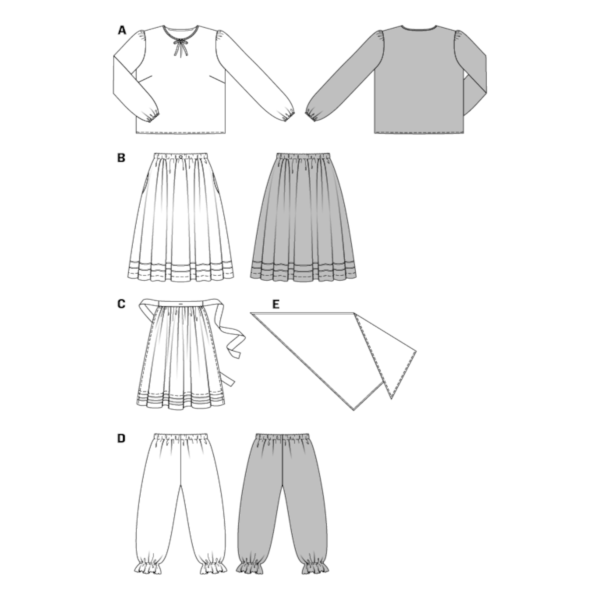 Burda Style Schnittmuster Nr. 2366 - Fasching - Hexe - für Sie und Ihn – Bild 3