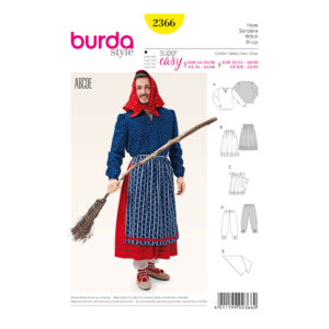 Burda Style Schnittmuster Nr. 2366 - Fasching - Hexe - für Sie und Ihn