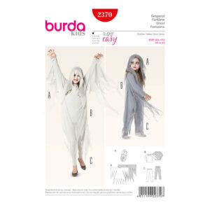 Burda Kids Schnittmuster Nr. 2370 - Fasching - Gespenst - Leggins und Shirt