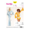 Burda Style Schnittmuster Nr. 2373 - Fasching - Siebziger-Style - Bluse und Hose