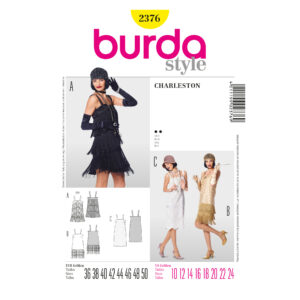 Burda Style Schnittmuster Nr. 2376 - Fasching - Charleston - Kleid