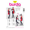 Burda Style Schnittmuster Nr. 2383 - Fasching - Spielkarten-Kostüm