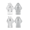 Burda Style Schnittmuster Nr. 2405 - Fasching - Hexe , Magierin, Hellseherin – Bild 5