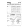 Burda Kids Schnittmuster Nr. 2410 - Fasching - Prinzessin und Tänzerin – Bild 4
