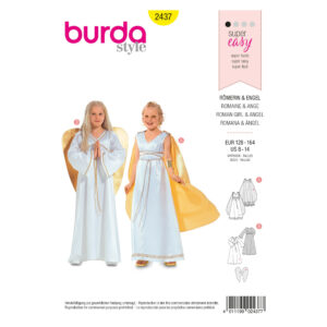 Burda Kids Schnittmuster Nr. 2437 - Fasching - Römerin und Engel