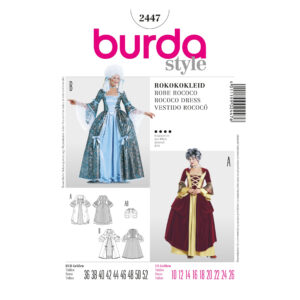 Burda Style Schnittmuster Nr. 2447 - Fasching - Rokokokleid