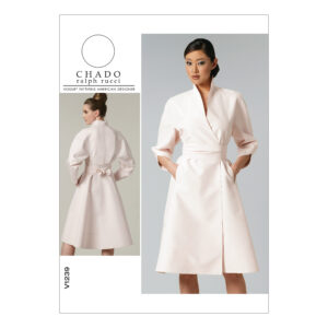 Vogue Schnittmuster V1239 - Kleid - Schwanenhalskleid mit Gürtel