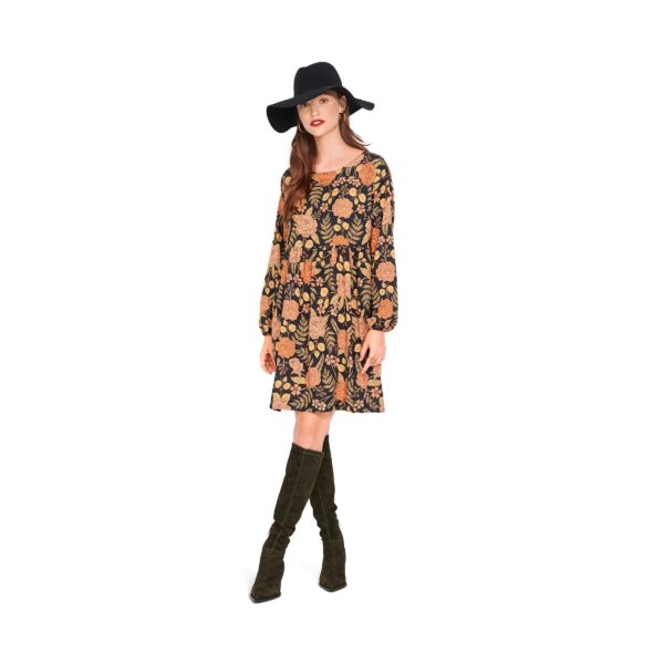 Burda Style Schnittmuster Nr. 6055 - Kleid mit eingerüschter Rockbahn – Bild 5