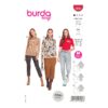 Burda Style Schnittmuster Nr. 6056 - Rolli mit kurzen oder langen Ärmeln