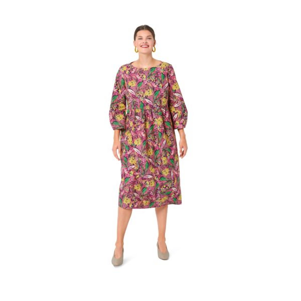 Burda Style Schnittmuster Nr. 6058 - Kleid – lockerer Fall – 3/4 lange Ärmel – Bild 5