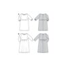 Burda Style Schnittmuster Nr. 6058 - Kleid – lockerer Fall – 3/4 lange Ärmel – Bild 9