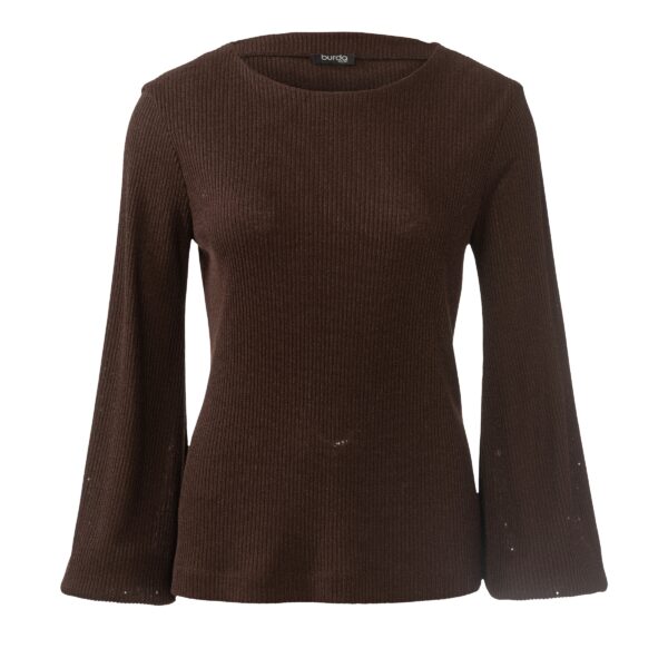 Burda Style Schnittmuster Nr. 6059 - Bluse - Shirt - kurze oder lange Ärmel – Bild 3