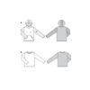 Burda Style Schnittmuster Nr. 6064 - Sweatshirt - Klassiker mit Kapuze oder Halsbündchen – Bild 9