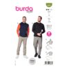 Burda Style Schnittmuster Nr. 6064 - Sweatshirt - Klassiker mit Kapuze oder Halsbündchen
