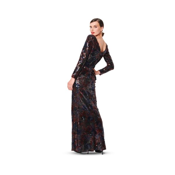 Burda Style Schnittmuster Nr. 6068 - Kleid, Abendkleid – schmale Silhouette – mit Rückendecolleté – Bild 3