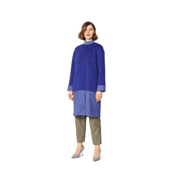 Burda Style Schnittmuster Nr. 6069 - Mantel, Jacke – aufgesetzte Taschen – Hemdjacke – Bild 3