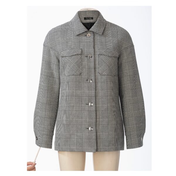 Burda Style Schnittmuster Nr. 6069 - Mantel, Jacke – aufgesetzte Taschen – Hemdjacke – Bild 7