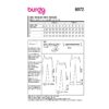 Burda Style Schnittmuster Nr. 6072 - Hosen in schmaler Form mit seitl. Reißverschluss – Bild 11