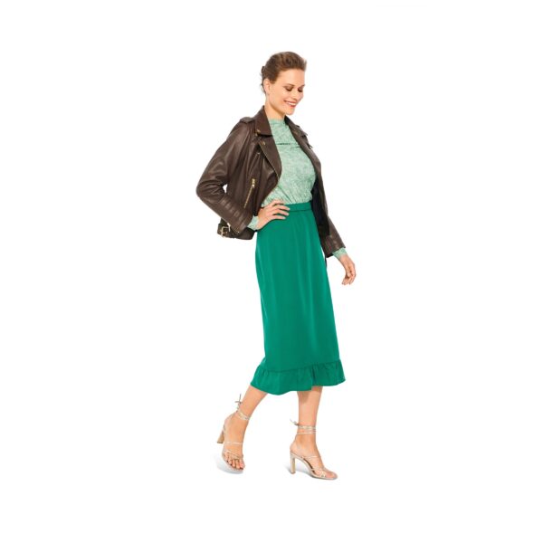 Burda Style Schnittmuster Nr. 6073 - Rock in drei Längen mit Gummibund, schmale Form – Bild 8