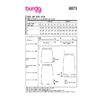 Burda Style Schnittmuster Nr. 6073 - Rock in drei Längen mit Gummibund, schmale Form – Bild 11