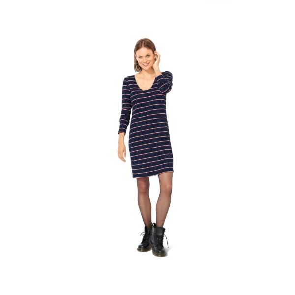 Burda Style Schnittmuster Nr. 6075 - Shirt, Kleid – schmale Form mit V-Ausschnitt – Bild 8