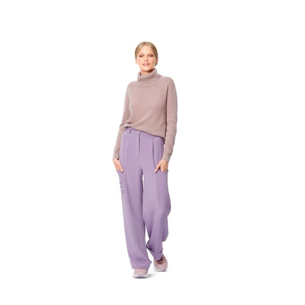 Burda Style Schnittmuster Nr. 6079 - Hose mit Bundfalten und Formbund – Bild 2