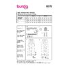 Burda Style Schnittmuster Nr. 6079 - Hose mit Bundfalten und Formbund – Bild 8