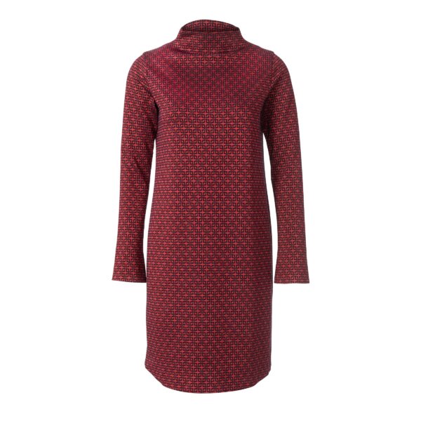 Burda Style Schnittmuster Nr. 6080 - Kleid, Shirt mit angeschnittenem Kragen – Bild 3