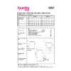Burda Style Schnittmuster Nr. 6087 - Shirt, Kleid – körpernah - U-Boot-Ausschnitt – Bild 8