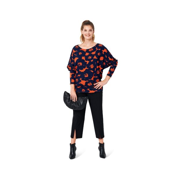 Burda Style Schnittmuster Nr. 6098 - Shirt mit Kimonoärmeln – Bild 5