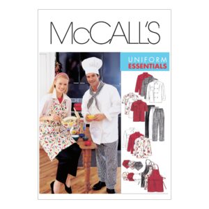 McCall's Schnittmuster M2233 - Küchenkombination - Kochbekleidung für Sie und Ihn