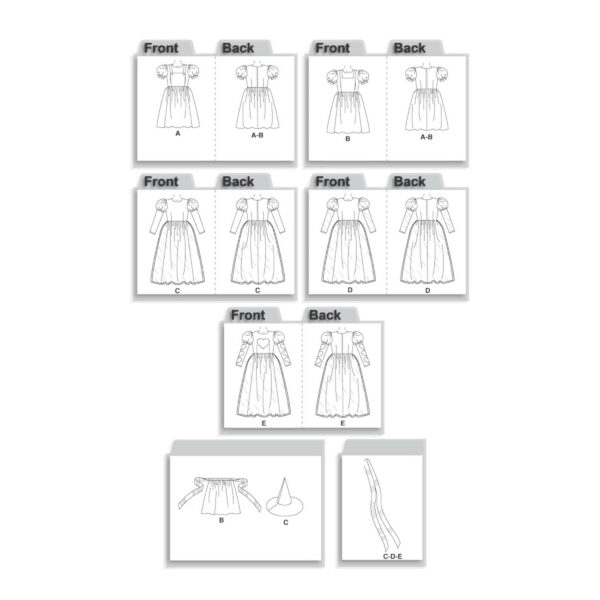 McCall's Schnittmuster M4948 - Kostüme - Märchenfiguren - für Frauen & Mädchen – Bild 10
