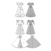 Burda Kids Schnittmuster Nr. 2480 - Fasching - Kostüm - Prinzessin und Schneewittchen – Bild 4