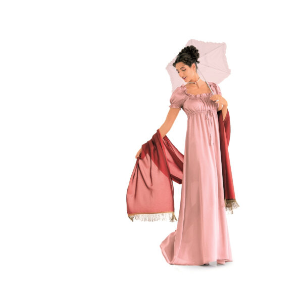 Burda Style Schnittmuster Nr. 2493 - Fasching - Historisches Kostüm - Kleid Josephine – Bild 3