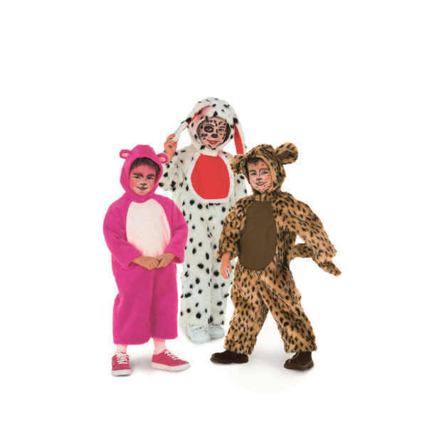 Burda Kids Schnittmuster Nr. 2502 - Fasching - Kostüm - Hund und Panther und Tiger – Bild 2