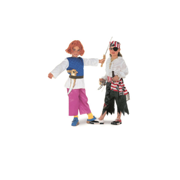 Burda Kids Schnittmuster Nr. 2506 - Fasching - Kostüm - Shirt und Hose - Koch und Piraten und Clowns – Bild 4