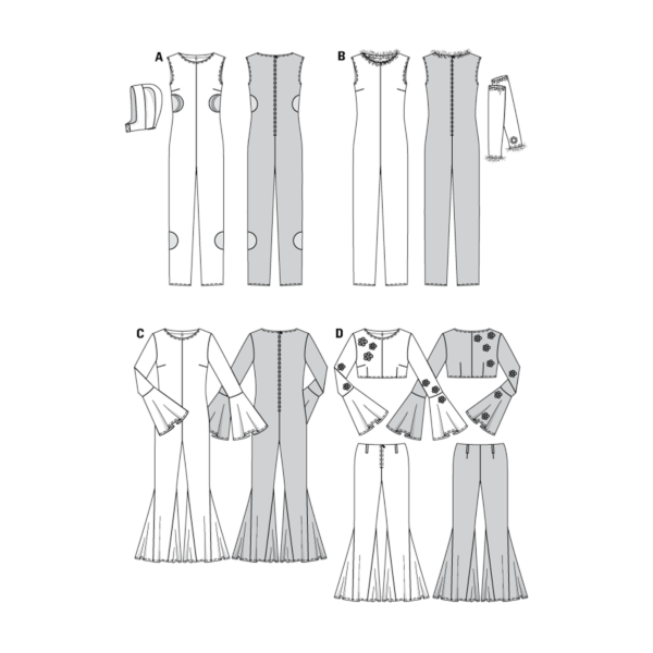 Burda Style Schnittmuster Nr. 2511 - Fasching - Overall - Jumpsuit – Bild 7