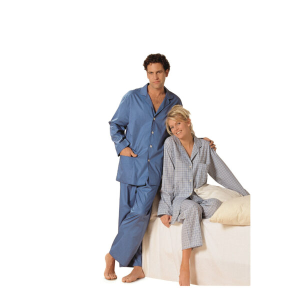 Burda Style Schnittmuster Nr. 2691 - Pyjama - Schlafanzug für Damen und Herren – Bild 2