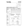Burda Kids Schnittmuster Nr. 4946 - Fasching - Kostüm - Clown und Bär – Bild 4