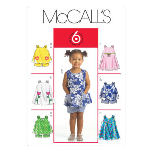 McCall's Schnittmuster M5416 - Kombination - Kleidchen und Hose - für Baby und Kleinkind