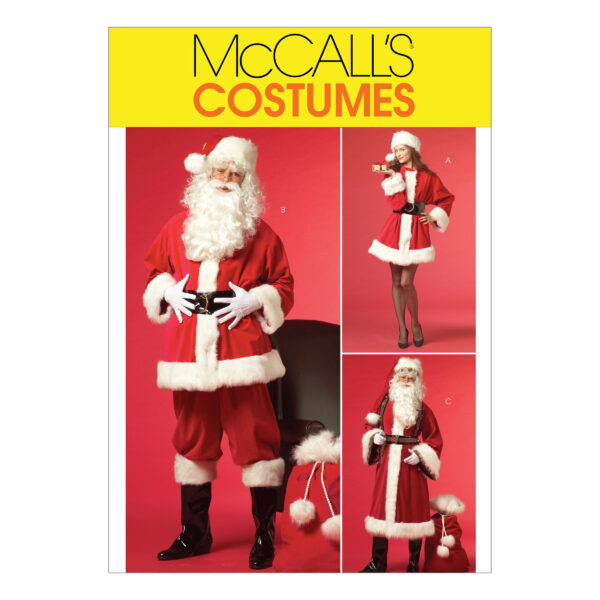 McCall's Schnittmuster M5550 - Kostüme - Weihnachtsmann - Weihnachtsfrau